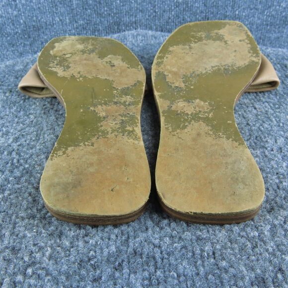 Steve Madden Isabel Women Slide Sandal‎ Shoes Size 8.5 Medium Beige Synthetic - Picture 9 of 10